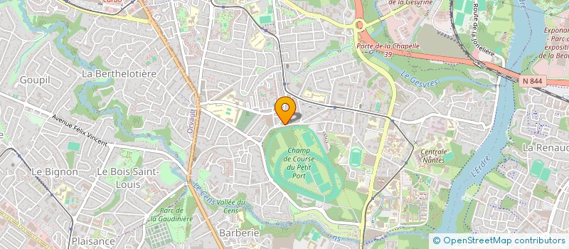 localisation de l'entreprise MADAME CECILE GERARD à NANTES