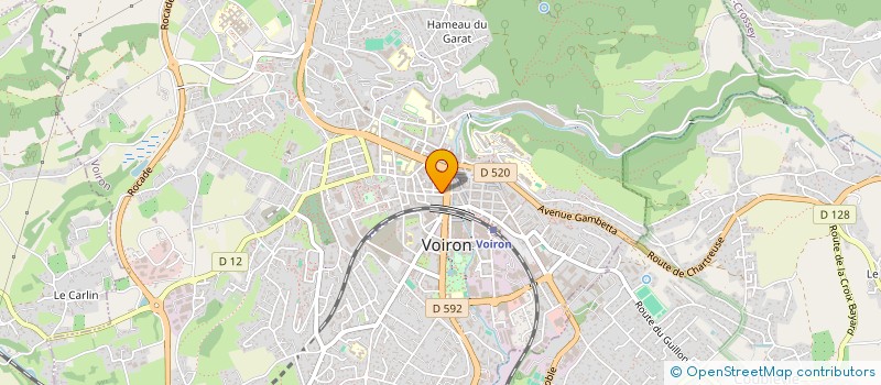localisation de l'entreprise MADAME CECILE GERVAIS à VOIRON