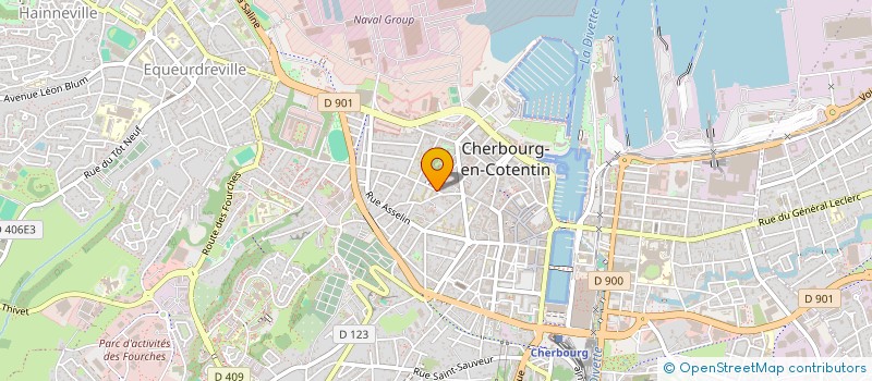 localisation de l'entreprise MADAME CECILE GERVAUX  CHERBOURG-EN-COTENTIN