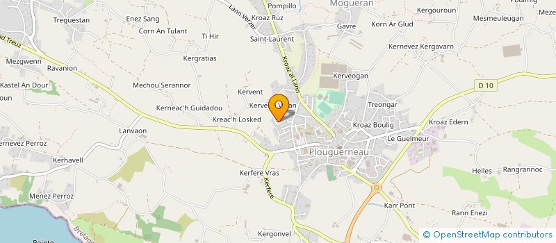localisation de l'entreprise MADAME CECILE GESTER  PLOUGUERNEAU