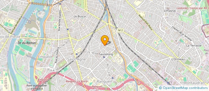 localisation de l'entreprise MADAME CECILE GHIONE  TOULOUSE