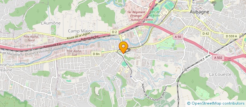 localisation de l'entreprise MADAME CECILE GIANNUCCI  AUBAGNE