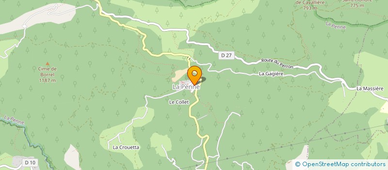 localisation de l'entreprise MADAME CECILE GIANOLA à ASCROS