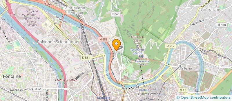 localisation de l'entreprise MADAME CECILE GIANSILJ  SAINT-MARTIN-LE-VINOUX