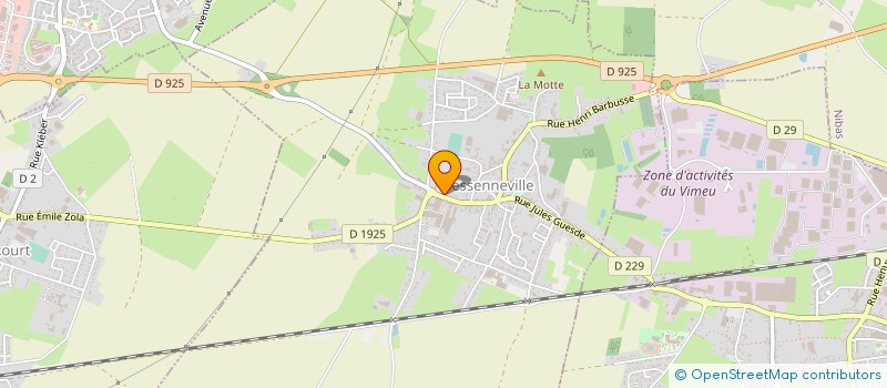 localisation de l'entreprise MADAME CECILE GIBBS  FRESSENNEVILLE