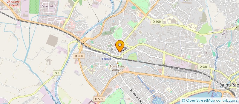 localisation de l'entreprise MADAME CECILE GIMENEZ à FREJUS