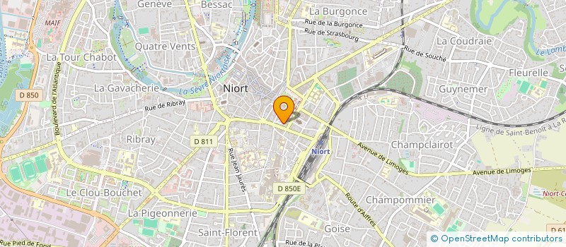 localisation de l'entreprise MADAME CECILE GIRARDIN à NIORT