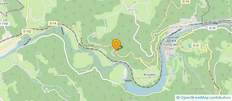 localisation de l'entreprise MADAME CECILE GIRARDOT  LAVAL-DE-CERE