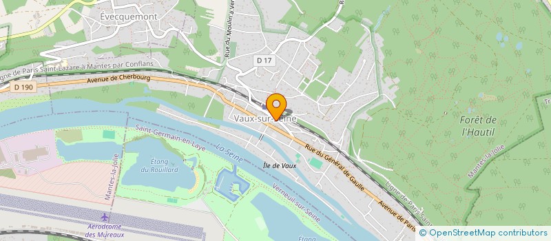 localisation de l'entreprise MADAME CECILE GIRAUD à VAUX-SUR-SEINE