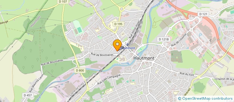 localisation de l'entreprise MADAME CECILE GLAAS  HAUTMONT