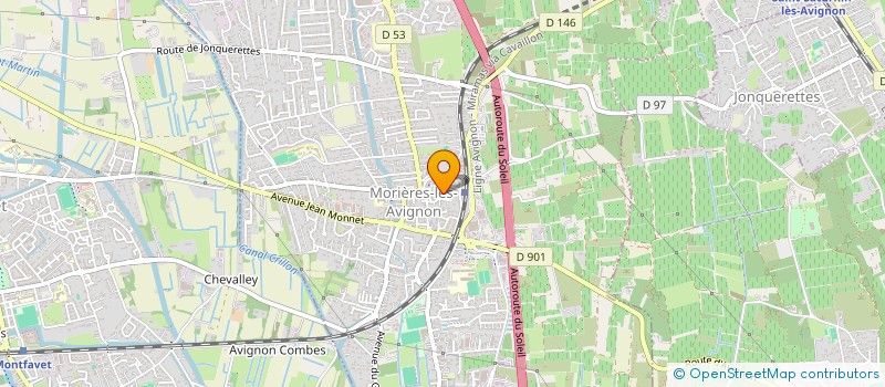 localisation de l'entreprise MADAME CECILE GLOTIN à MORIERES-LES-AVIGNON