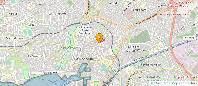 localisation de l'entreprise MADAME CECILE GOAR  LA ROCHELLE