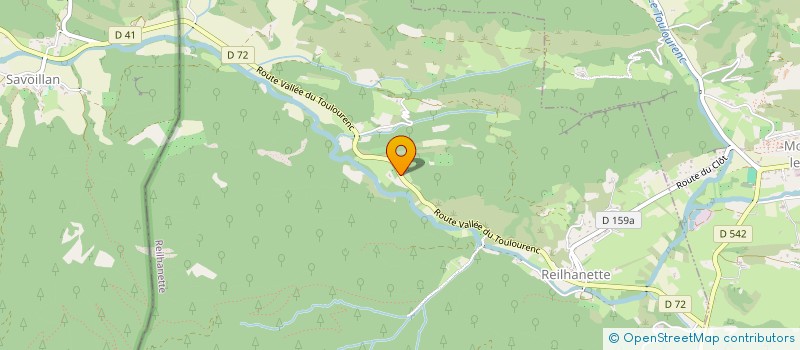 localisation de l'entreprise MADAME CECILE GODBILLON  REILHANETTE