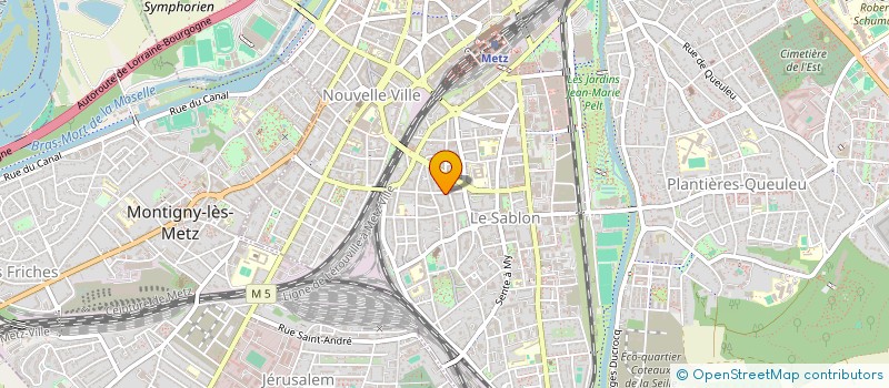 localisation de l'entreprise MADAME CECILE GODOT  METZ