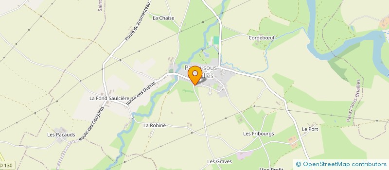 localisation de l'entreprise MADAME CECILE GOMARD  PARAY-SOUS-BRIAILLES