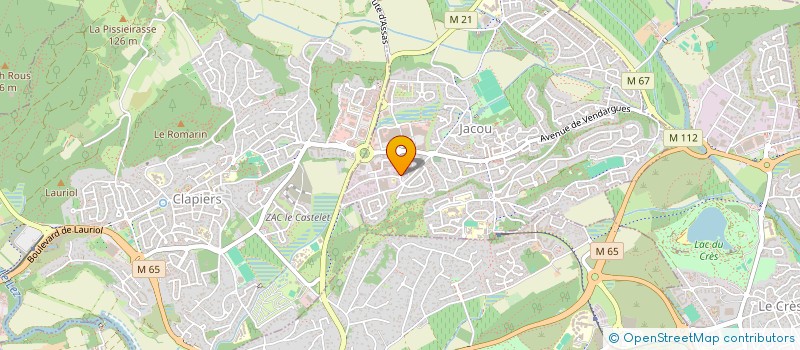 localisation de l'entreprise MADAME CECILE GOMES DE CARVALHO  JACOU