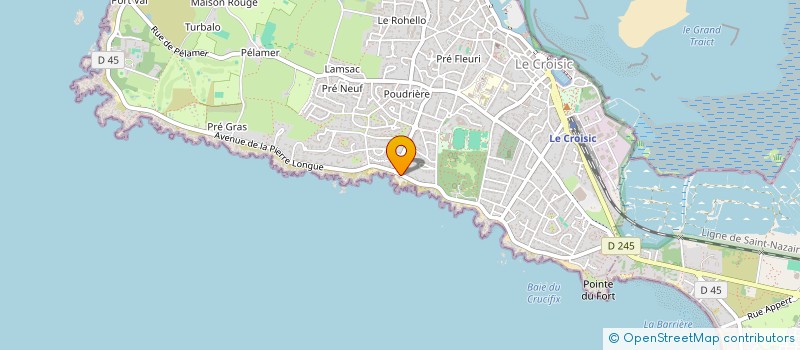 localisation de l'entreprise MADAME CECILE GONNET  LE CROISIC