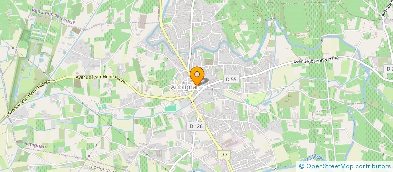 localisation de l'entreprise MADAME CECILE GONTIER  AUBIGNAN