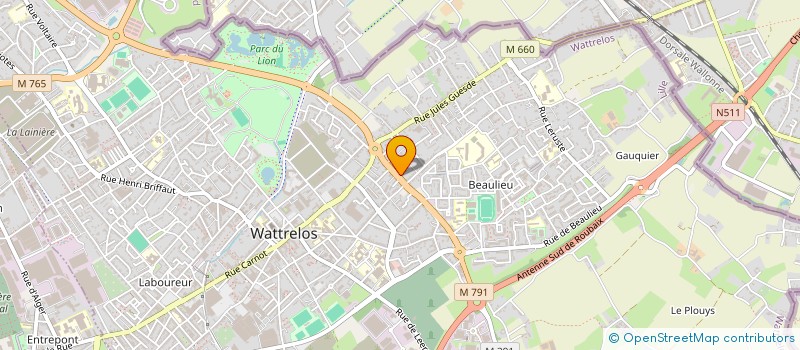 localisation de l'entreprise MADAME CECILE GORLOO  WATTRELOS