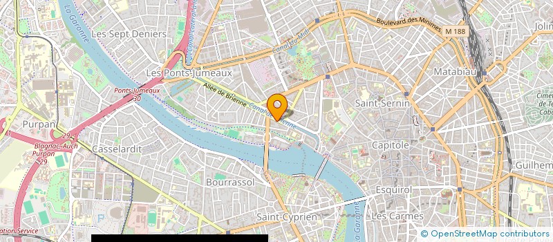 localisation de l'entreprise MADAME CECILE GOUBE à TOULOUSE