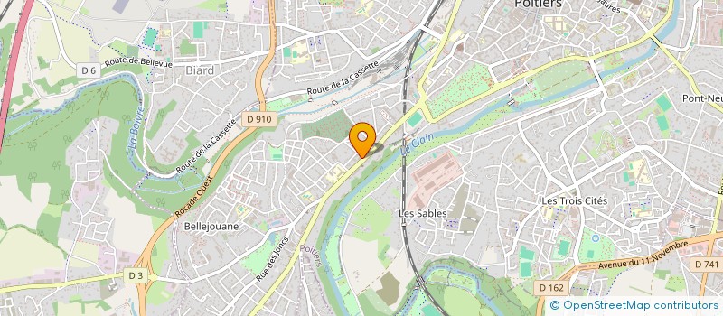 localisation de l'entreprise MADAME CECILE GOUGEROT à POITIERS