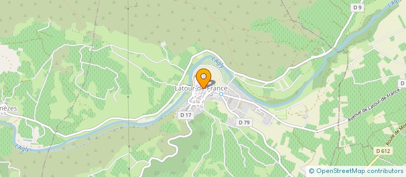 localisation de l'entreprise MADAME CECILE GOUGET  LATOUR-DE-FRANCE