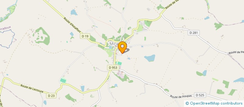 localisation de l'entreprise MADAME CECILE GOURGUES  SAINT-ANTOINE