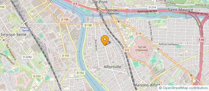 localisation de l'entreprise MADAME CECILE GRAILLOT à ALFORTVILLE