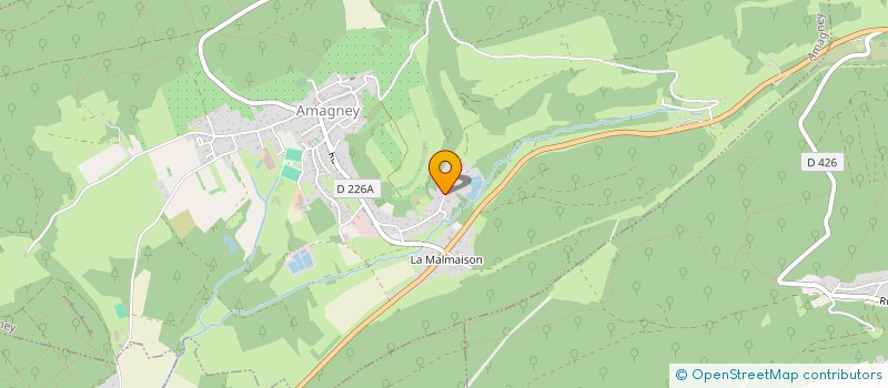 localisation de l'entreprise MADAME CECILE GRANGE  SAINT-MORILLON