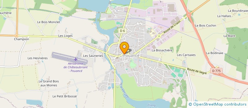 localisation de l'entreprise MADAME CECILE GRANGES  OMBREE D'ANJOU