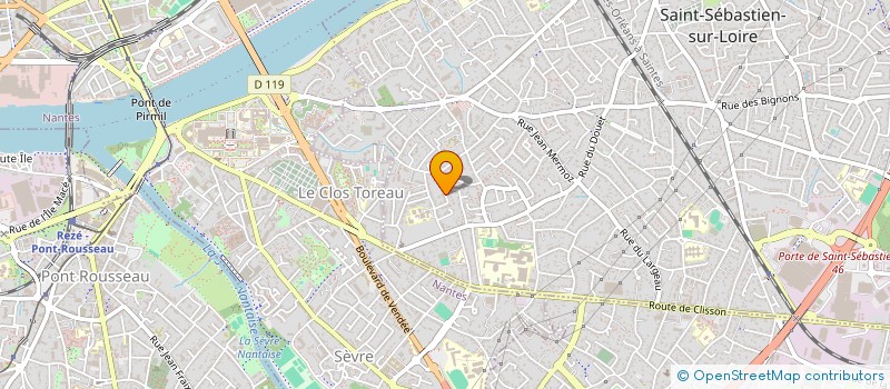 localisation de l'entreprise MADAME CECILE GRENET  SAINT-SEBASTIEN-SUR-LOIRE