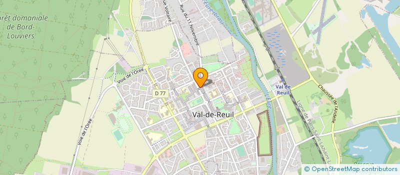localisation de l'entreprise MADAME CECILE GRENIER à VAL-DE-REUIL