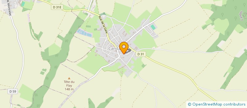 localisation de l'entreprise MADAME CECILE GRENON  CANDAS