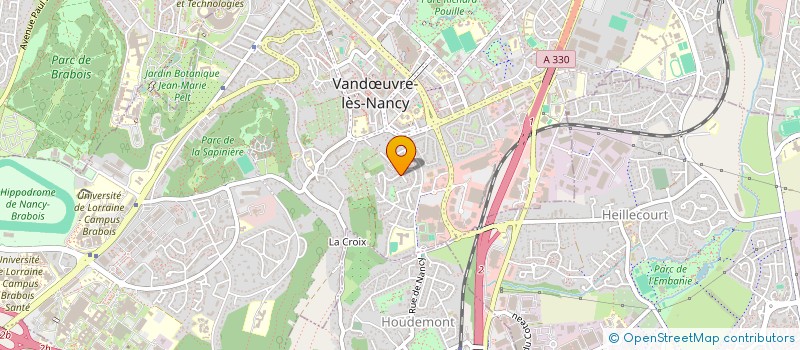 localisation de l'entreprise MADAME CECILE GRIMONPONT  VANDUVRE-LES-NANCY