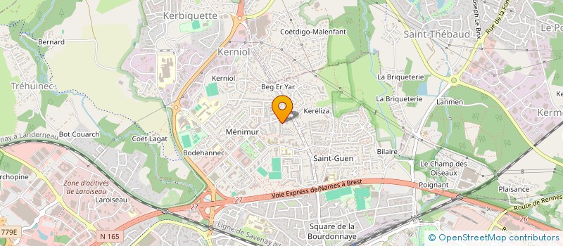 localisation de l'entreprise MADAME CECILE GRONDIN à VANNES