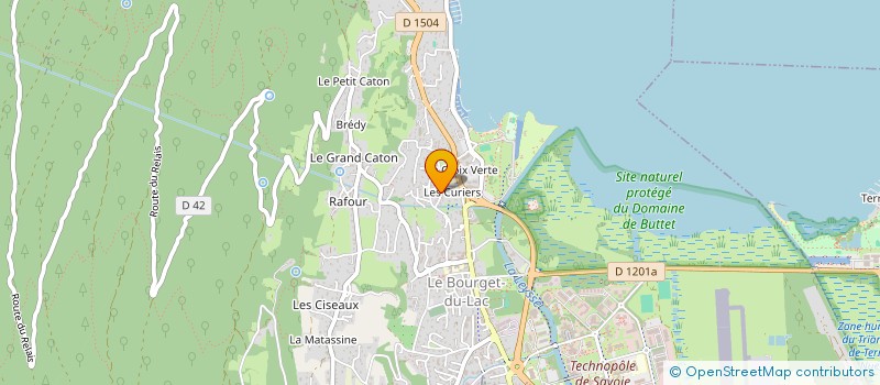 localisation de l'entreprise MADAME CECILE GROSDEMANGE  LE BOURGET-DU-LAC