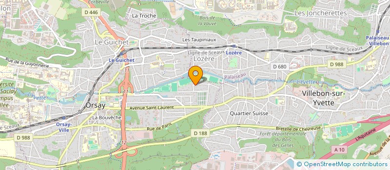 localisation de l'entreprise MADAME CECILE GUASCH à ORSAY