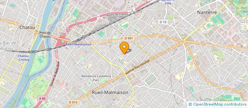 localisation de l'entreprise MADAME CECILE GUBLER à RUEIL-MALMAISON