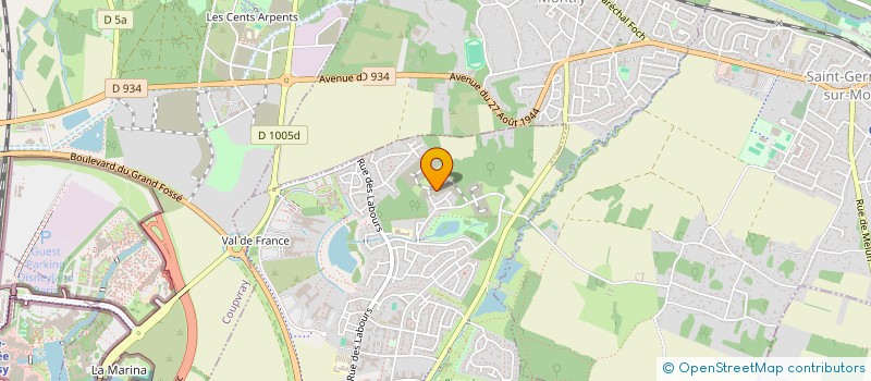 localisation de l'entreprise MADAME CECILE GUENU  MAGNY-LE-HONGRE