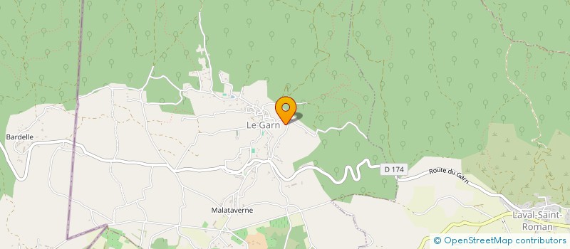 localisation de l'entreprise MADAME CECILE GUIGUE  SAINT-JULIEN-DE-PEYROLAS