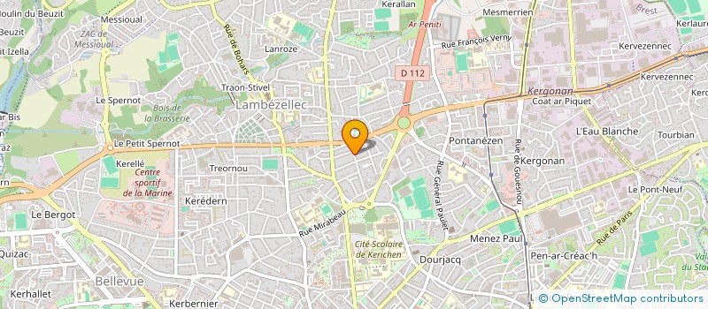 localisation de l'entreprise MADAME CECILE GUILLARD à BREST