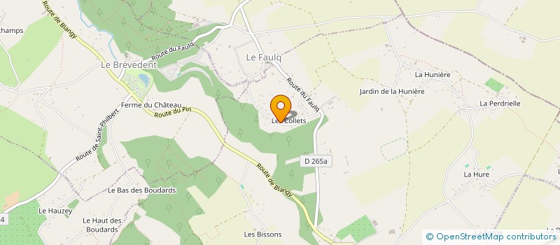 localisation de l'entreprise MADAME CECILE GUILLARD  LE PIN