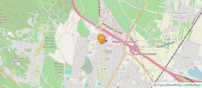localisation de l'entreprise MADAME CECILE GUILLAUME à BEAUNE