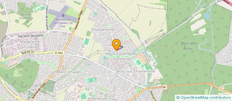 localisation de l'entreprise MADAME CECILE GUILLEMOT  CHELLES