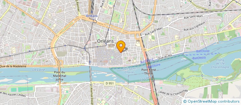 localisation de l'entreprise MADAME CECILE GUILLON à ORLEANS