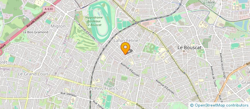 localisation de l'entreprise MADAME CECILE GUILLON  LE BOUSCAT