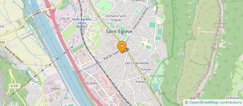 localisation de l'entreprise MADAME CECILE GUILLOUX  SAINT-EGREVE