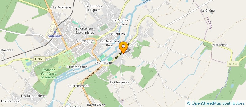 localisation de l'entreprise MADAME CECILE GUIMOND à VALENCAY