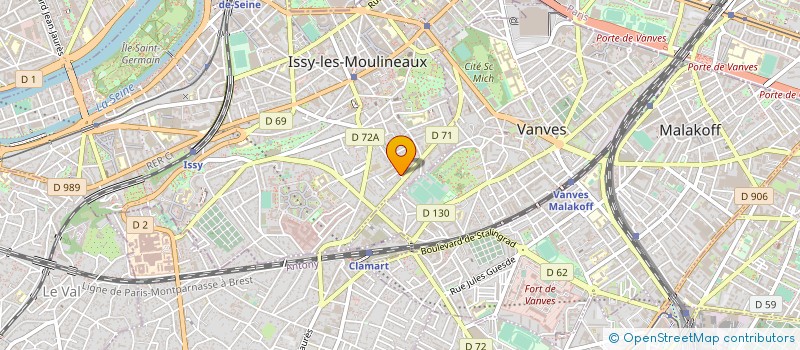 localisation de l'entreprise MADAME CECILE GUISSET à ISSY-LES-MOULINEAUX