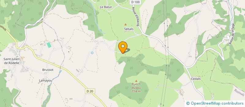 localisation de l'entreprise MADAME CECILE GUIZARD  RODELLE